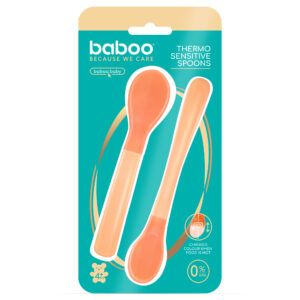 Thermo Spoons, 2 pcs, 4+ m - Peachy Keen