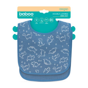 Ultra-Soft Bibs, 0+ m - Blue Haze