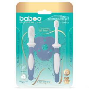Baby Toothbrush Set, 6+ m - Blue Haze