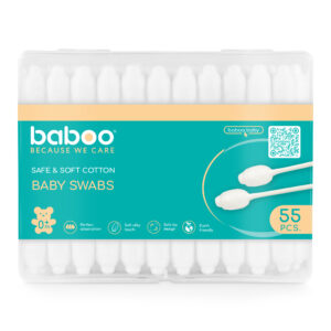 Baby Cotton Swabs, 55 pcs