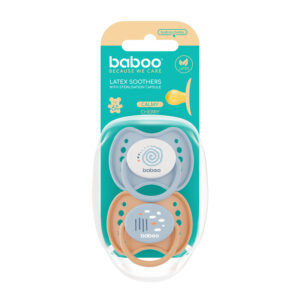 Calmy Latex Soother, Round, 2 pcs - 6+ m
