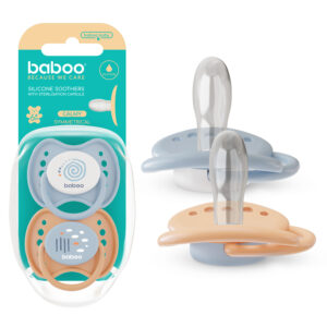 Calmy Silicone Soother, Symmetrical, 2 pcs