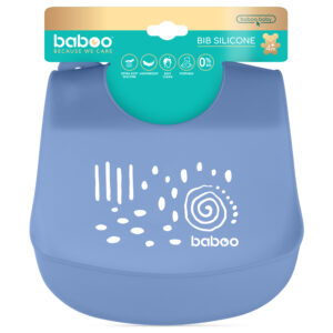Silicone Bib, 4+ m - Blue Haze